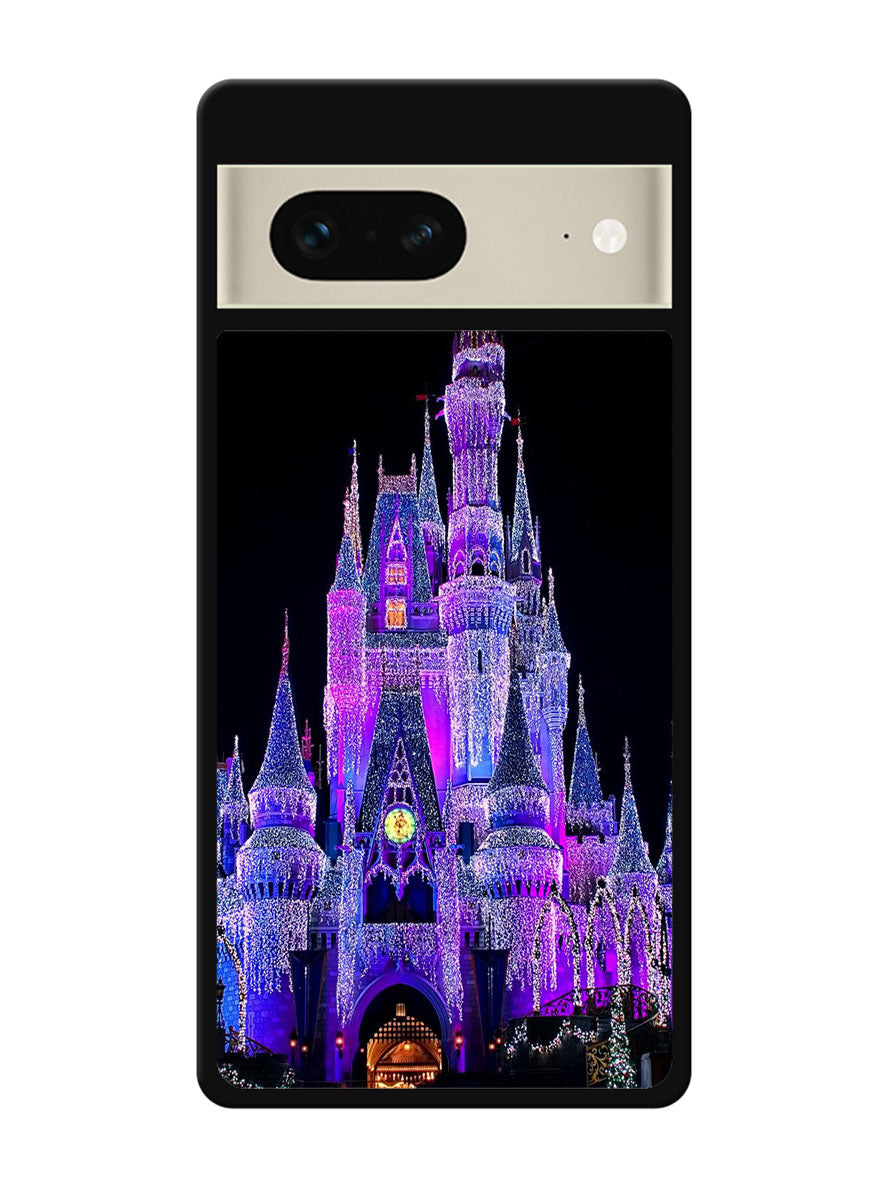 Disney Castle Night Lights 3rd Google Pixel 7 Case