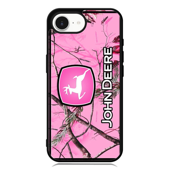 John Deere Pink Camo iPhone 16e Case
