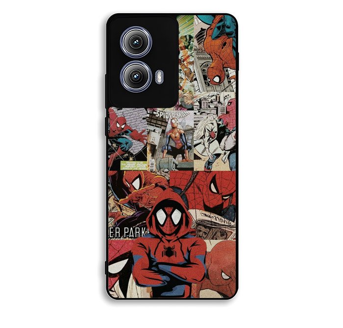 Spiderman Collage 1st Motorola Moto Edge 2024 Case FE6964