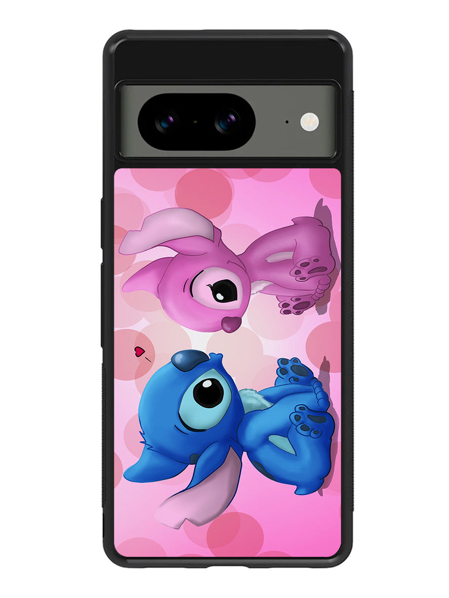 Stitch Pink And Blue 2nd Google Pixel 8a Case