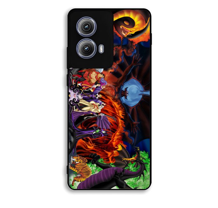 Disney Villain Cartoon Motorola Moto Edge 2024 Case FE5867