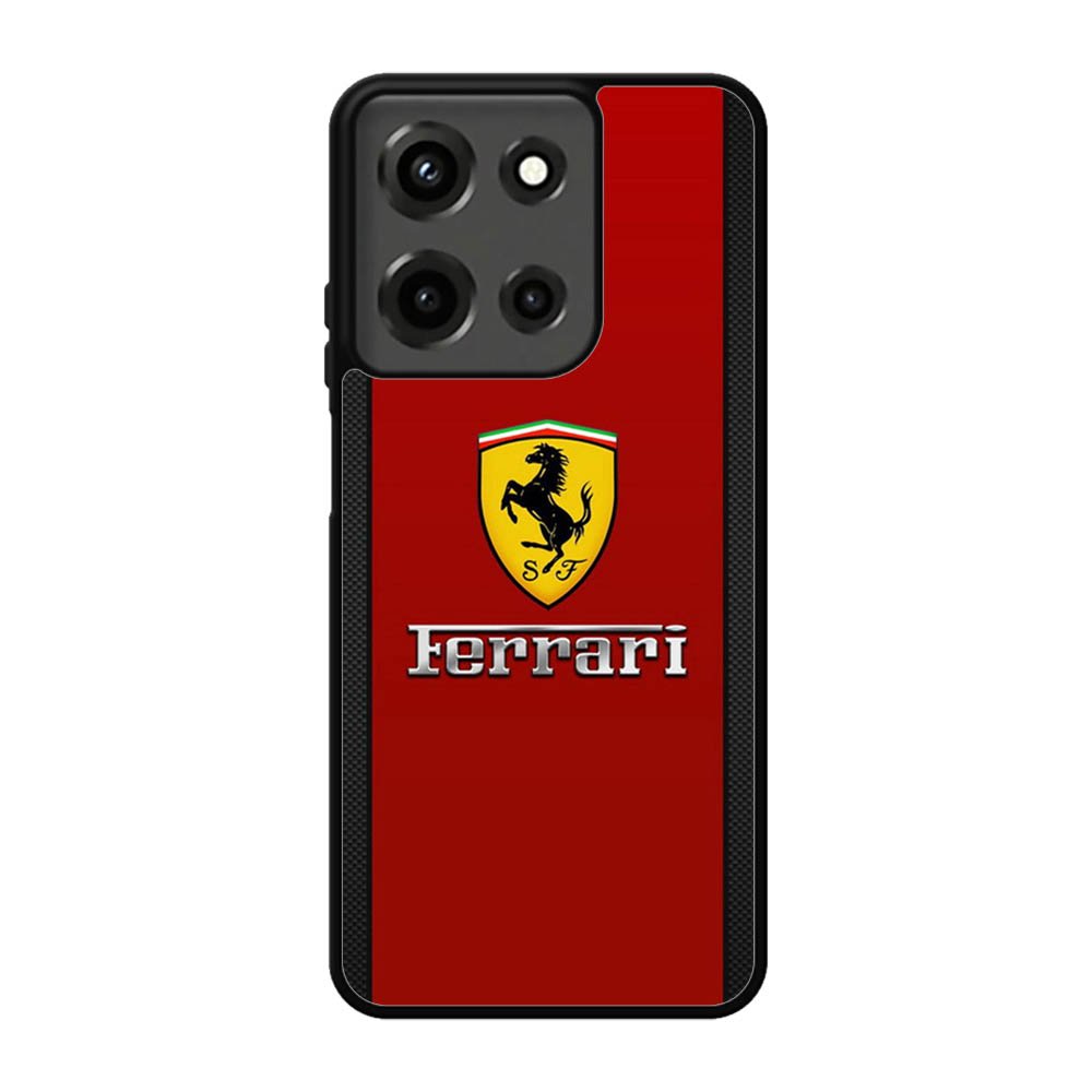 Ferrari Chrome Logo Motorola Moto G 5G 2025 Case FE6701