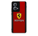 Ferrari Chrome Logo Motorola Moto Edge 2024 Case FE6701