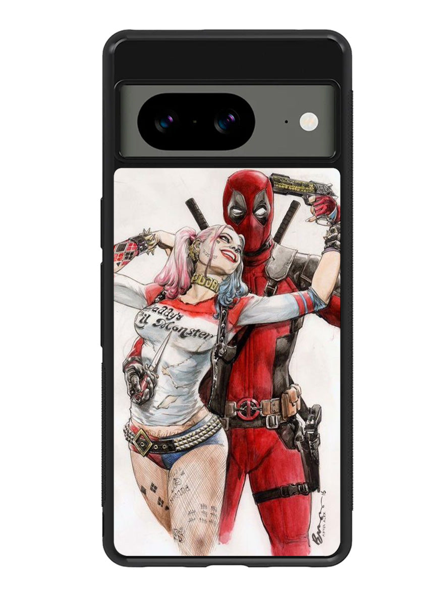 Harley Quinn Deadpool 2nd Google Pixel 8a Case