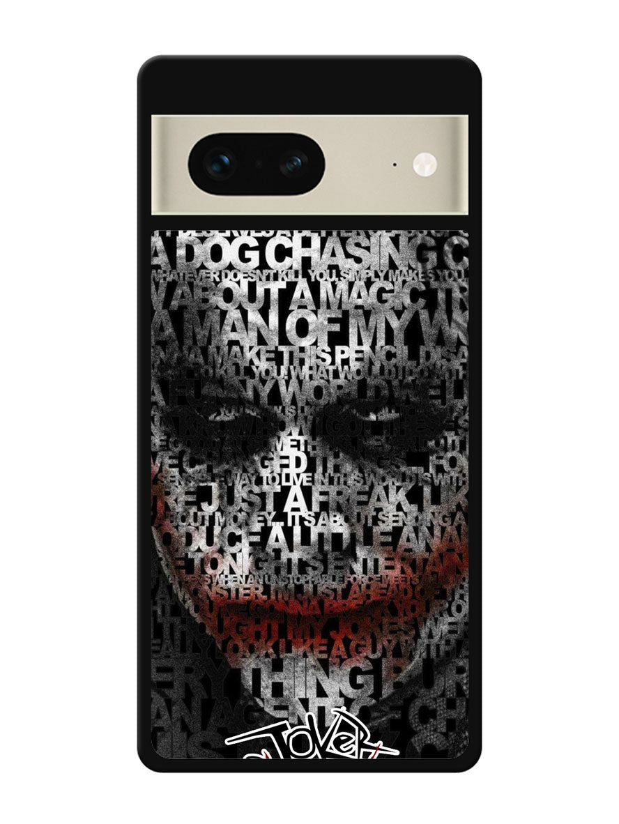 Joker Typography Quotes 2nd Google Pixel 7 Case