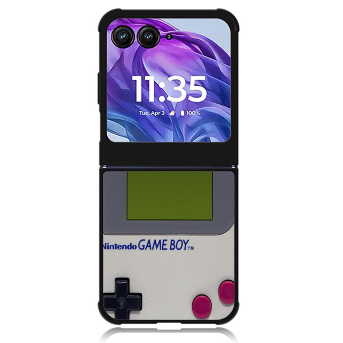 Retro Gameboy Nintendo 2nd Motorola Moto Razr 2024 , Moto Razr 50 Case