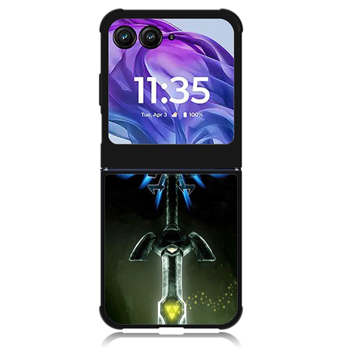Eagle Triforce Black Legend of Zelda Motorola Moto Razr 2024 , Moto Razr 50 Case