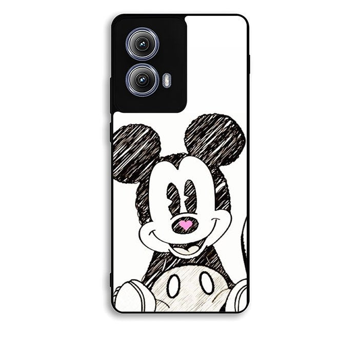 Mickey Mouse Hand Drawing Motorola Moto Edge 2024 Case FE8053