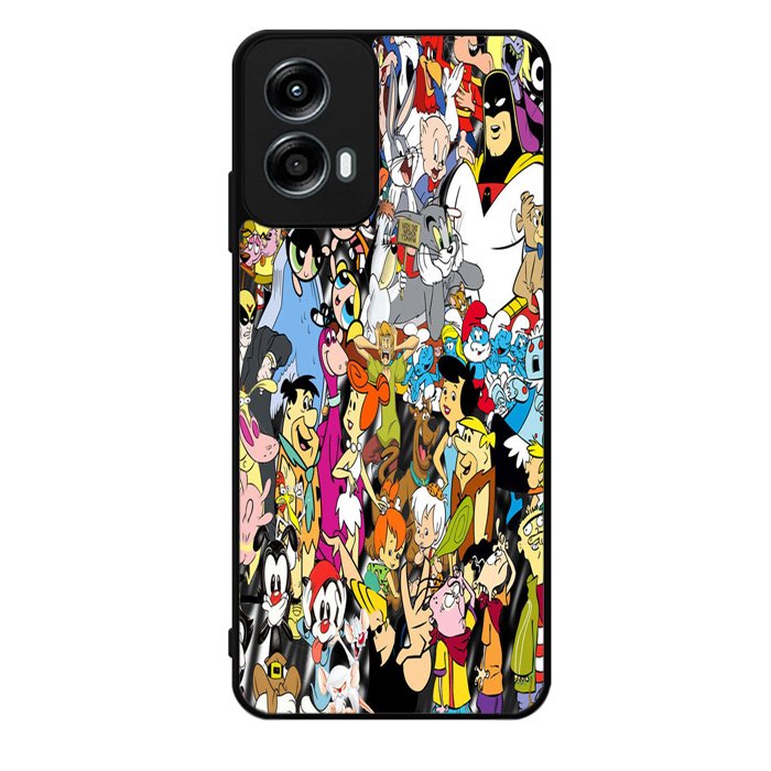 90S Cartoon Characters 2 Motorola Moto G 5G 2024 Case FZ3717