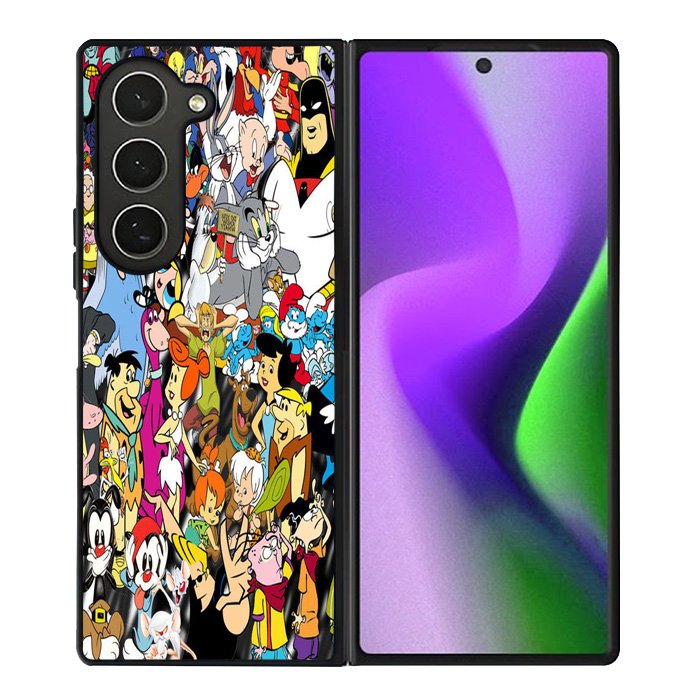 90S Cartoon Characters 2 Samsung Galaxy Z Fold 6 5G 2024 Case FZ3717