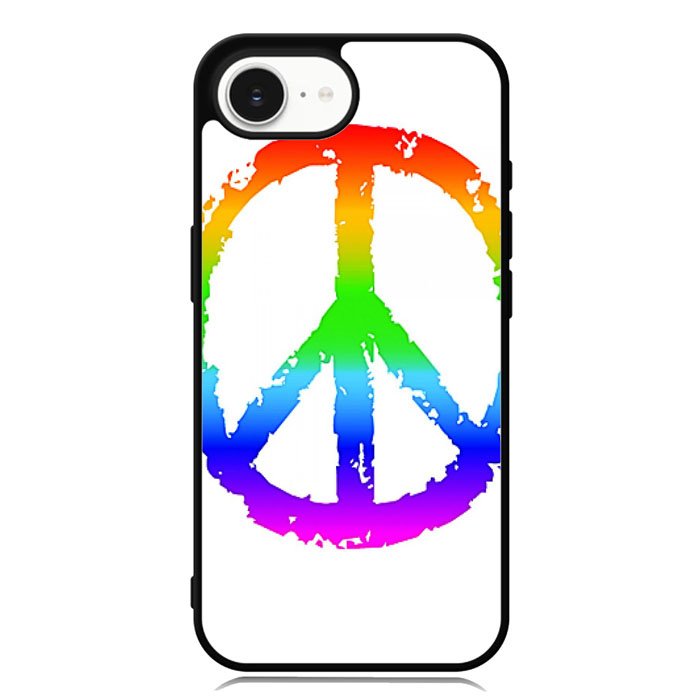 60S Peace Sign Logo iPhone 16e Case