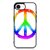 60S Peace Sign Logo iPhone 16e Case