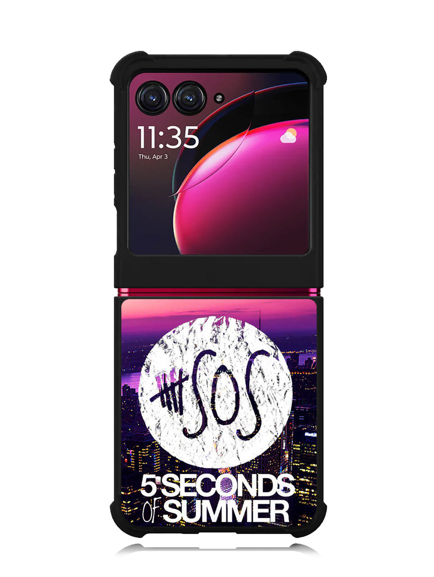 5 Seconds of Summer Logo Motorola Moto Razr Plus 2023 / Moto Razr+ 2023 Case FZ3721