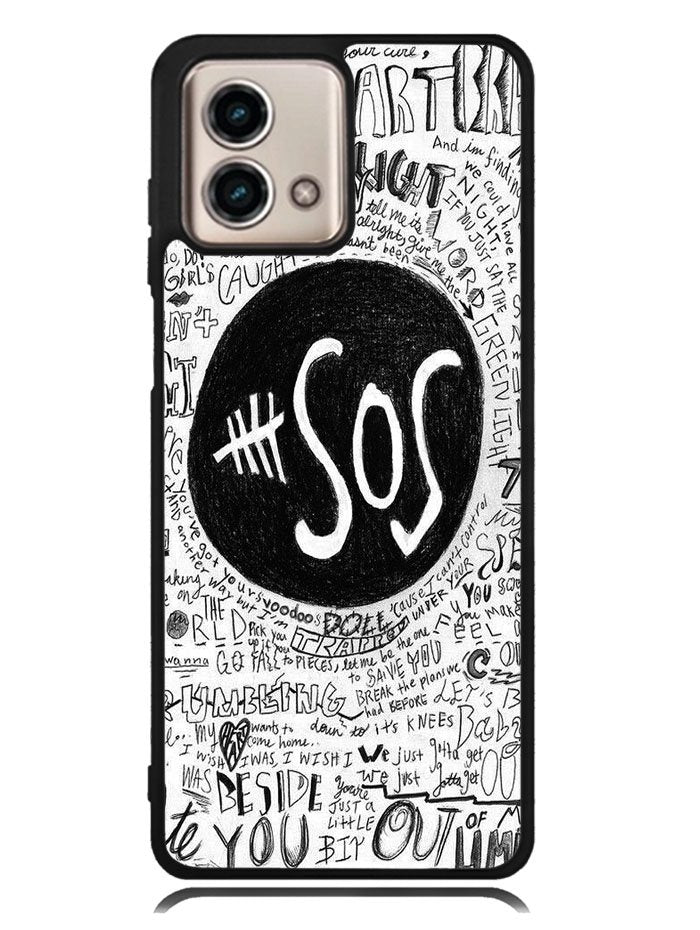 5 Seconds Of Summer Collage Quotes Motorola Moto G Stylus 5G 2023 Case FZ3722