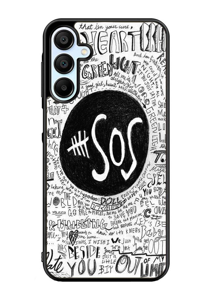 5 Seconds Of Summer Collage Quotes Samsung Galaxy A35 5G Case FZ3722