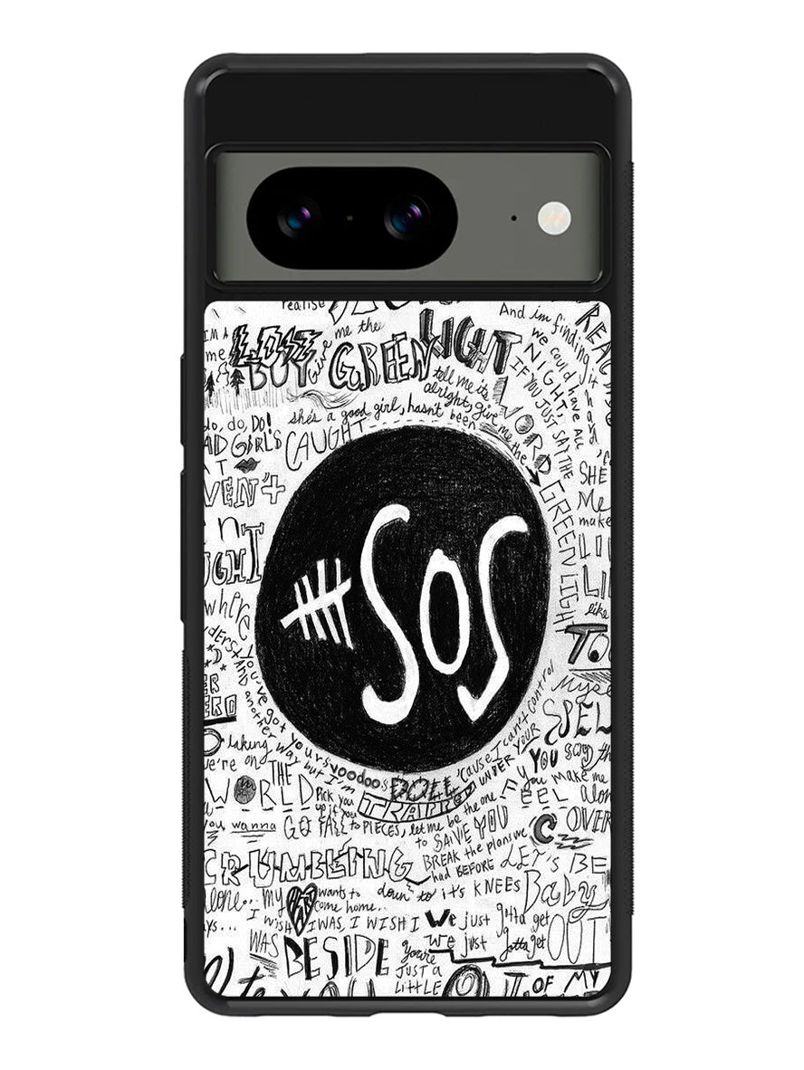 5 Seconds Of Summer Collage Quotes Google Pixel 8A Case FZ3722