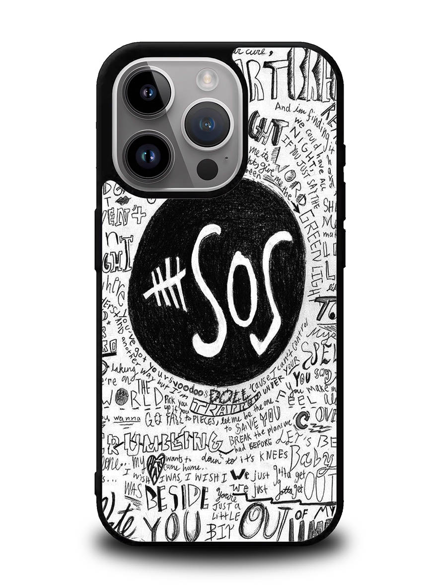 5 Seconds Of Summer Collage Quotes iPhone 16 Pro Case FZ3722