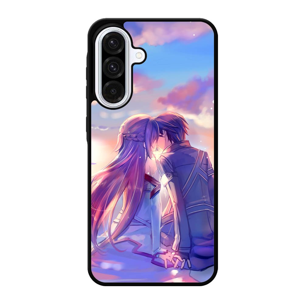 Anime Asuna Yuuki Kirito Sinon SAO Samsung Galaxy A56 Case FE7512