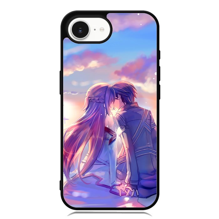 Anime Asuna Yuuki Kirito Sinon SAO iPhone 16e Case