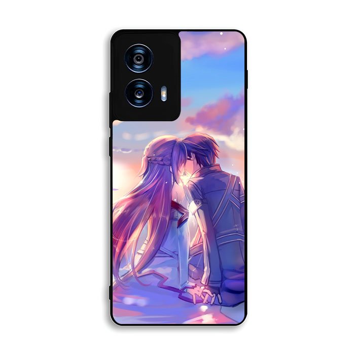 Anime Asuna Yuuki Kirito Sinon SAO Motorola Moto G Power 5G 2024 Case FE7512