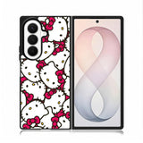 Hello Kitty Face Pattern Samsung Galaxy Z Fold 8 Ultra Case DC0836
