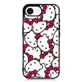 Hello Kitty Face Pattern iPhone 16e Case