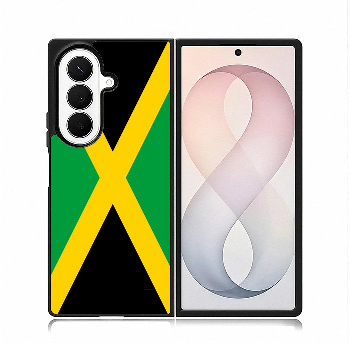 Jamaica Flag Samsung Galaxy Z Fold 8 Ultra Case