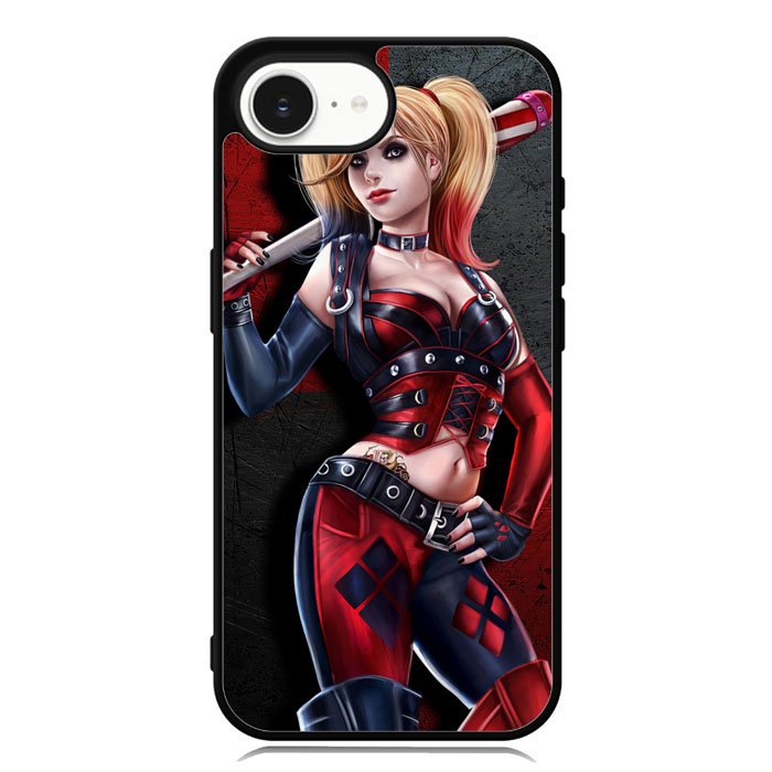 Suicide Squad Movies Harley Quinn Vector Red iPhone 16e Case