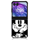 Black Mickey Mouse Motorola Moto Razr 2024 , Moto Razr 50 Case