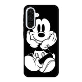 Black Mickey Mouse Samsung Galaxy A56 Case FE0652