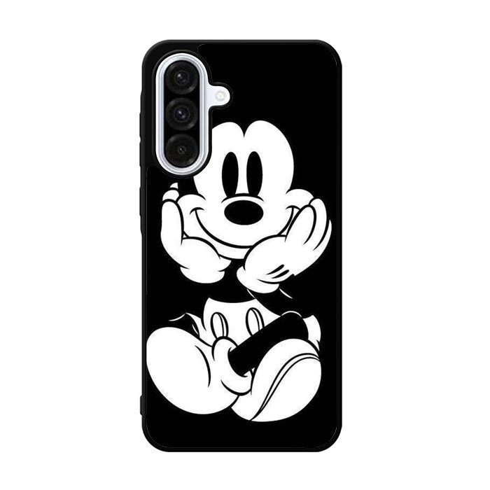 Black Mickey Mouse Samsung Galaxy A36 Case FE7420