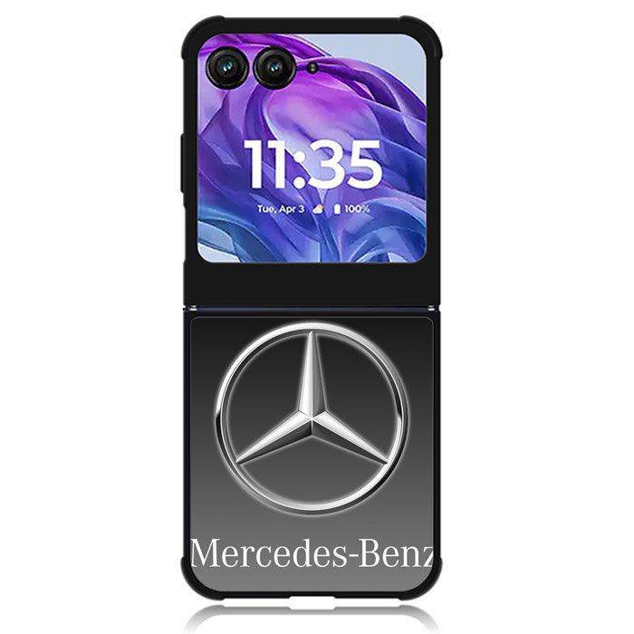 Mercedes Benz Logo 1st Motorola Moto Razr 2024 , Moto Razr 50 Case