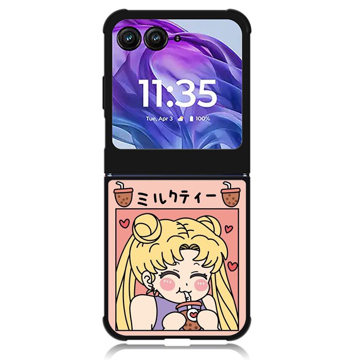 Sailor Moon Kawaii Motorola Moto Razr 2024 , Moto Razr 50 Case