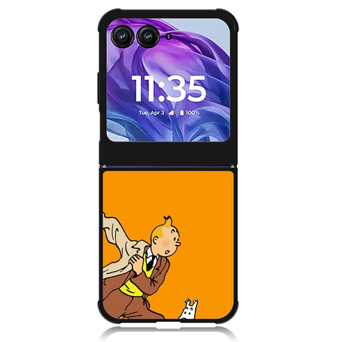Adventure of Tintin Motorola Moto Razr 2024 , Moto Razr 50 Case