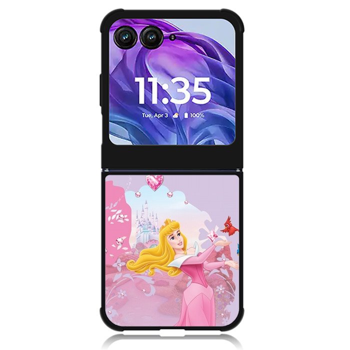 Disney Princess Aurora Motorola Moto Razr 2024 , Moto Razr 50 Case