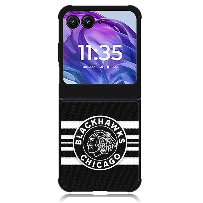 Blackhawks Chicago Motorola Moto Razr 2024 , Moto Razr 50 Case