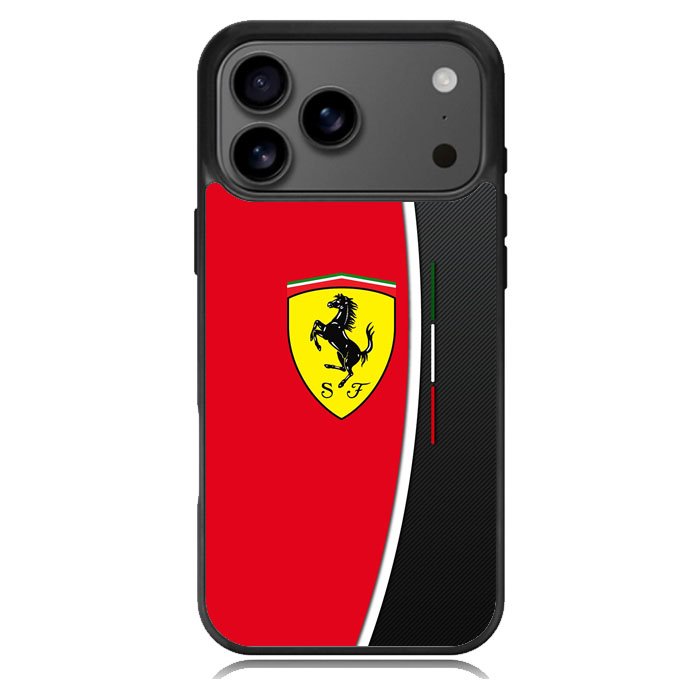 Ferrari Carbon iPhone 18 Pro Case DC0628