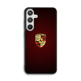 Porsche Logo Carbon Red Samsung Galaxy A26 Case FE6158