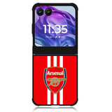 Arsenal Three Stripes Motorola Moto Razr 2024 , Moto Razr 50 Case