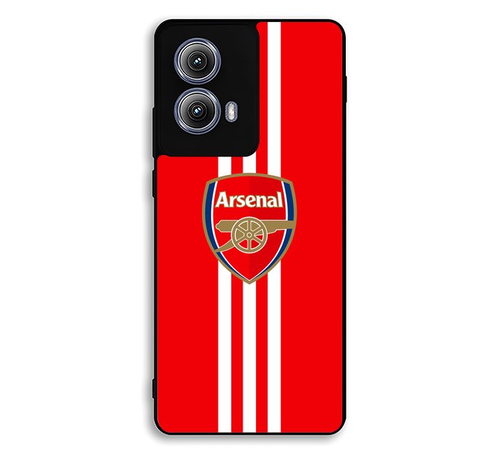 Arsenal Three Stripes Motorola Moto Edge 2024 Case FE5614