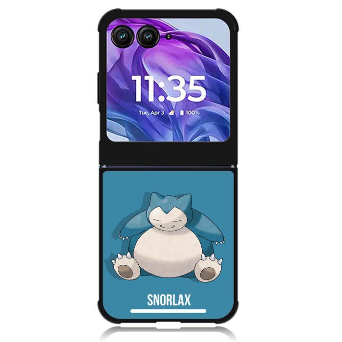 Pokemon Snorlax 2nd Motorola Moto Razr 2024 , Moto Razr 50 Case