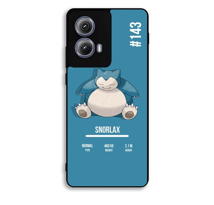 Pokemon Snorlax 2nd Motorola Moto Edge 2024 Case FE3035