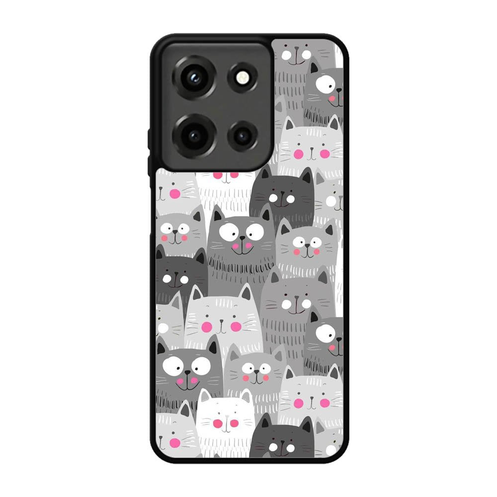 Cat Pattern Motorola Moto G 5G 2025 Case FE5585