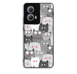 Cat Pattern Motorola Moto Edge 2024 Case FE5585