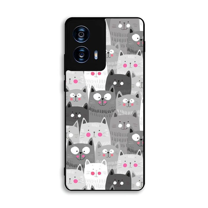 Cat Pattern Motorola Moto G Power 5G 2024 Case FE2804