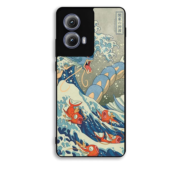Pokemon Gyarados Kanagawa Motorola Moto Edge 2024 Case FE6338