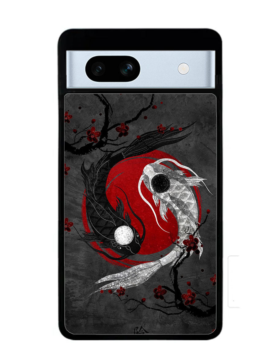 Koi Yin Yang Japan Google Pixel 7A Case