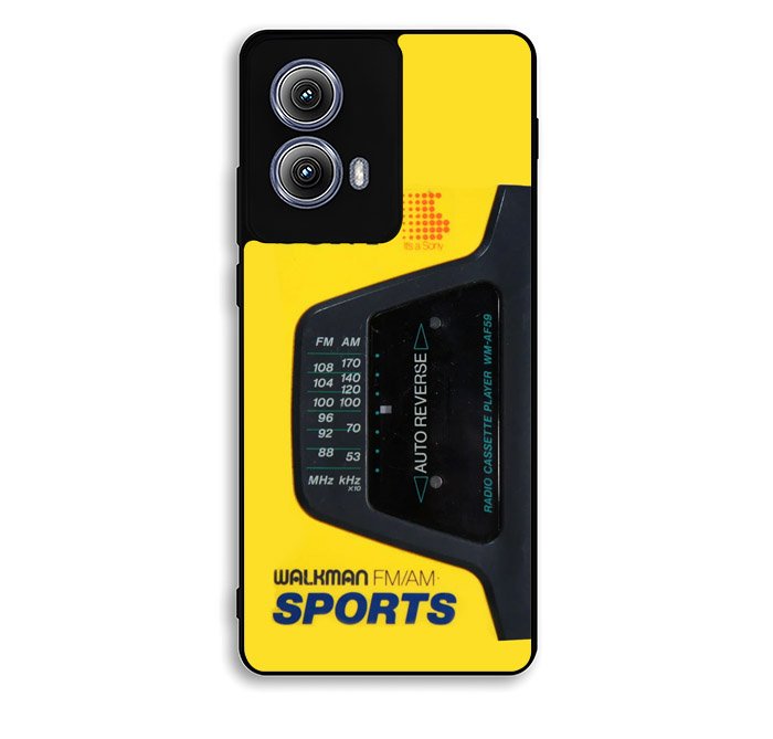 Walkman Tape Motorola Moto Edge 2024 Case FE2975