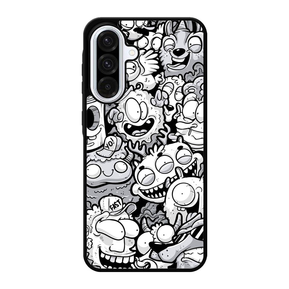 Doodle Art Cartoon Samsung Galaxy A56 Case FE7820