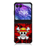 One Piece Logo Comic Motorola Moto Razr 2024 , Moto Razr 50 Case FE0102